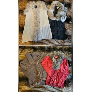 Ann Taylor Loft Bebe Cache Rachel Zoe Vest Cardigan Lot of 4 XXS S M